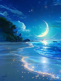海中月，雾中星