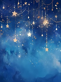 凛冬暮雨，无弦置月